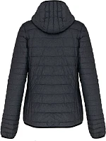 Kariban K 6111 Lehká dámská prošívaná bunda s kapucí 20.6111 marl dark grey Kariban K 6111 Lehká dámská prošívaná bunda s kapucí 20.6111 marl dark grey