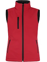 Clique Padded Softshell Vest Women Dámská zateplená softshellová vesta 67.0959 red Clique Padded Softshell Vest Women Dámská zateplená softshellová vesta 67.0959 red