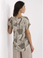 Halenka D73771M11171D khaki barva Halenka D73771M11171D khaki barva