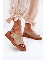 Dámské sandály ASA266-9 Quilara hnědé - Jezzi Dámské sandály ASA266-9 Quilara hnědé - Jezzi