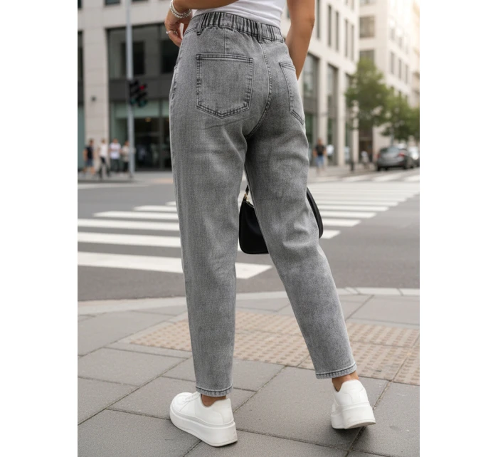 damskie mom fit z  szare model 22014078 - FashionStreet