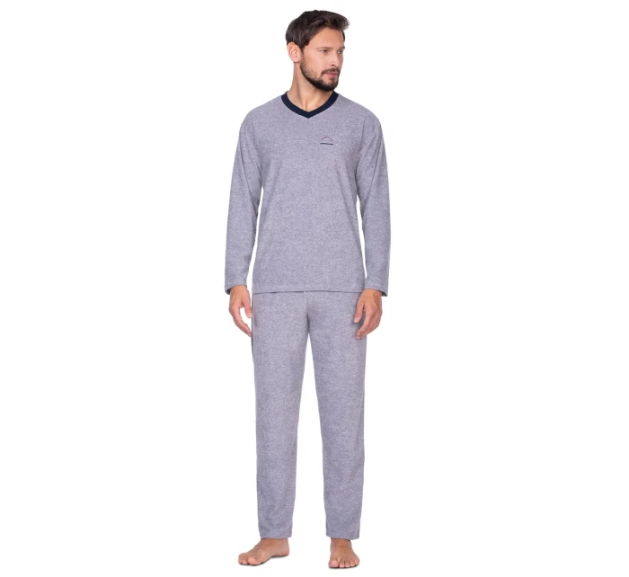 Pánské pyžamo model 20592982 grey - Regina Pánské pyžamo model 20592982 grey - Regina