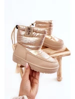 Dětské sněhule Big Star model 21595019 Béžová a zlatá - Big Star Shoes
