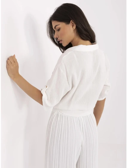 Koszula DHJ KS  ecru model 21129453 - FPrice