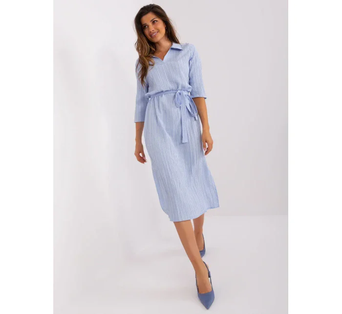 Sukienka LK SK 509342 1.51P jasny niebieski