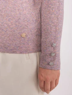 Sweter PM SW model 19319134 jasny różowy - FPrice