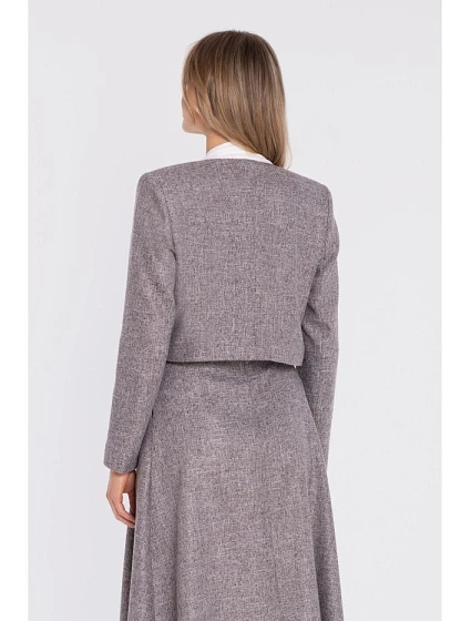 sako bez s podšívkou grafitová barva model 22152166 - STYLOVE