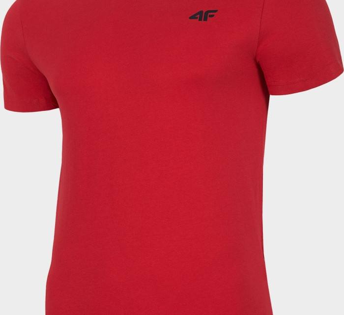 Pánské bavlněné tričko 4F TSM300 Červené