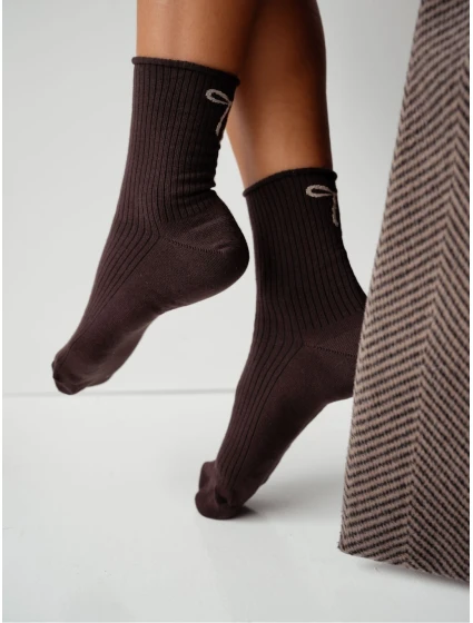 ponožky  s mašlí 3741 model 21475335 - Milena