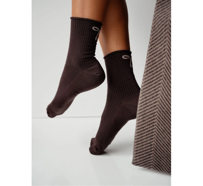 ponožky  s mašlí 3741 model 21475335 - Milena