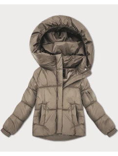 Béžová dámská oversize bunda pro přechodné období S'West (B2003-12)