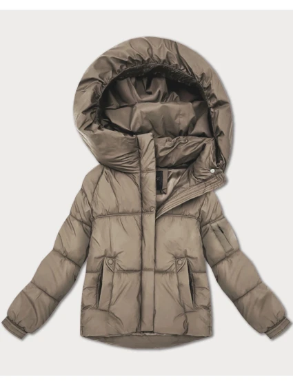 Béžová dámská oversize bunda pro přechodné období S'West (B2003-12)