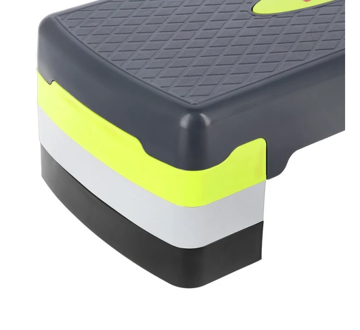 AS002 ZELENÝ/ŠEDÝ AEROBNÍ STEPPER HMS