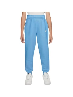 Dětské kalhoty Nike Sportswear Club Fleece světle modré FD3008 497