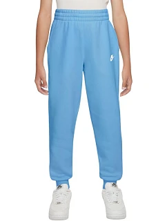 Dětské kalhoty Nike Sportswear Club Fleece světle modré FD3008 497