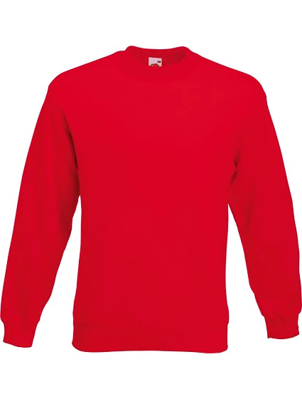Fruit of the Loom Premium Set-In Sweat Pánská mikina 16.2154 red Fruit of the Loom Premium Set-In Sweat Pánská mikina 16.2154 red