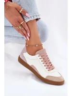 Dámské Kožené Tenisky Zazoo N1220 Bílé