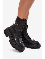 Dámské Pracovní Boty S Ozdobami Zateplené Černé Lunea Dámské Pracovní Boty S Ozdobami Zateplené Černé Lunea