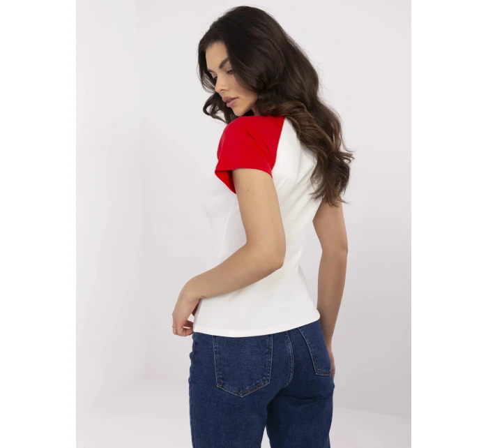 Tričko NM TS model 21015052 bílé a červené - FPrice