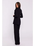 model 20502936 Květinové sako černé - STYLOVE model 20502936 Květinové sako černé - STYLOVE