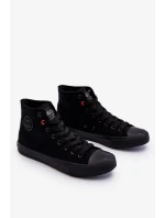 Dámské klasické vysoké tenisky Big Star T274033 Černé Dámské klasické vysoké tenisky Big Star T274033 Černé