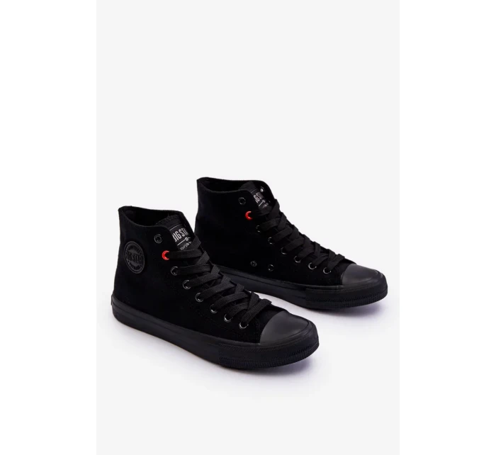 Dámské klasické vysoké tenisky Big Star T274033 Černé Dámské klasické vysoké tenisky Big Star T274033 Černé