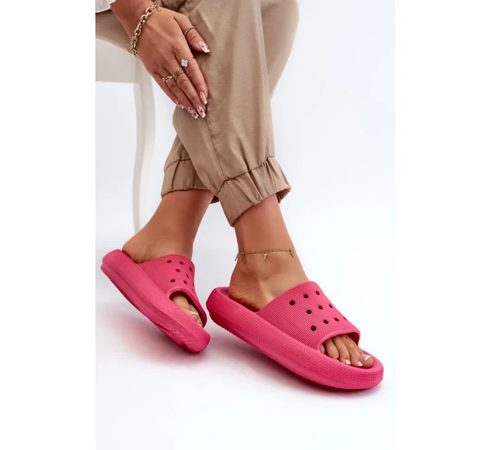 Dámské pěnové pantofle se silnou podrážkou Fuchsia Beula Dámské pěnové pantofle se silnou podrážkou Fuchsia Beula