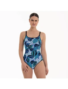 Dámské Style Olinda jednodílné plavky 6288 326 Modrá mix - Anita