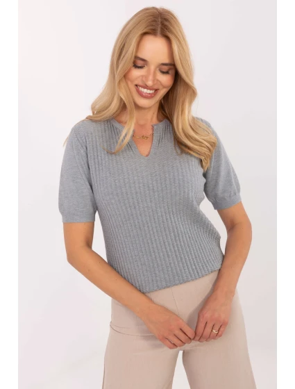 Svetr s krátkým rukávem  model 216767 Factory Price