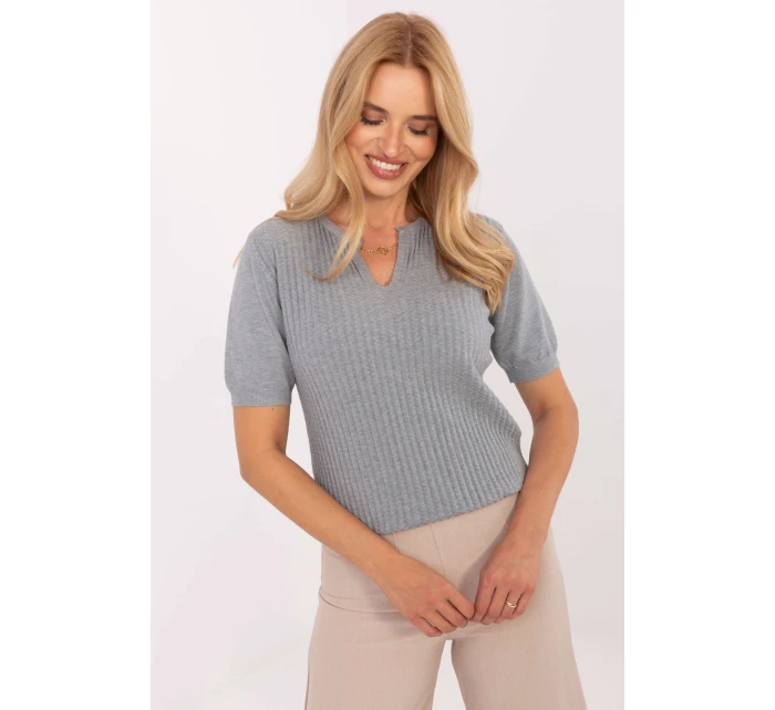 Svetr s krátkým rukávem  model 216767 Factory Price