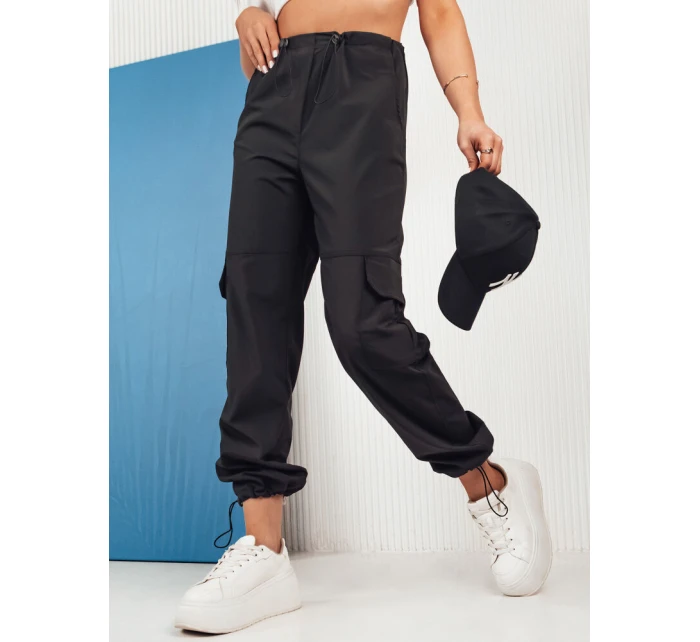 Couture Queen dámské padákové kalhoty černé FashionStreet UY1677 Couture Queen dámské padákové kalhoty černé FashionStreet UY1677