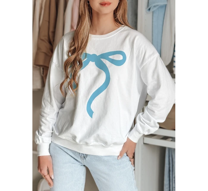 Dámská oversize mikina SOFTTIE bílá FashionStreet BY1376