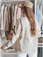 Dámská přechodná bunda v jedné velikosti v cappuccino Dstreet model 21986538 - FashionStreet Dámská přechodná bunda v jedné velikosti v cappuccino Dstreet model 21986538 - FashionStreet