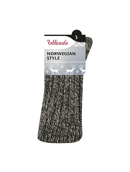 Zimní unisex ponožky model 22373995 STYLE SOCKS   černá - Bellinda