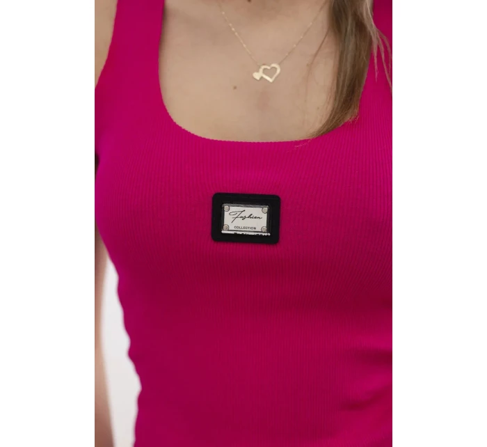 Žebrovaná halenka s model 18743040 - K-Fashion Žebrovaná halenka s model 18743040 - K-Fashion