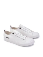 Pánské tenisky z materiálu Big Star Bílé model 21594567 - Big Star Shoes Pánské tenisky z materiálu Big Star Bílé model 21594567 - Big Star Shoes