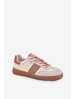 Kožené semišové dámské tenisky Big Star model 22042808 béžové - Big Star Shoes