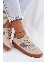 Dámské tenisky Big Star model 22100903 Béžové - Big Star Shoes Dámské tenisky Big Star model 22100903 Béžové - Big Star Shoes