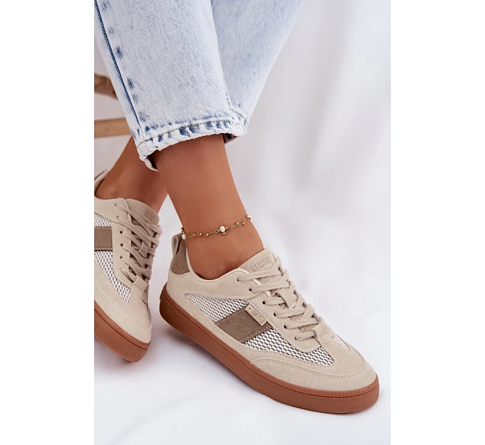 Dámské tenisky Big Star model 22100903 Béžové - Big Star Shoes Dámské tenisky Big Star model 22100903 Béžové - Big Star Shoes