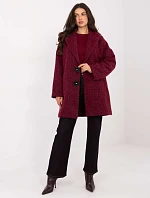 Kabát IT EN 96965.19 bordó