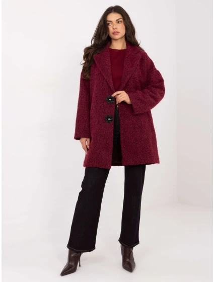 Płaszcz IT PL model 21788985 bordowy - FPrice