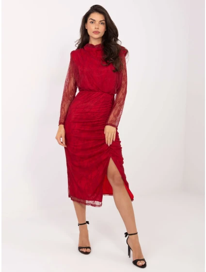 Sukienka IT SK model 21793793 czerwony - FPrice Sukienka IT SK model 21793793 czerwony - FPrice