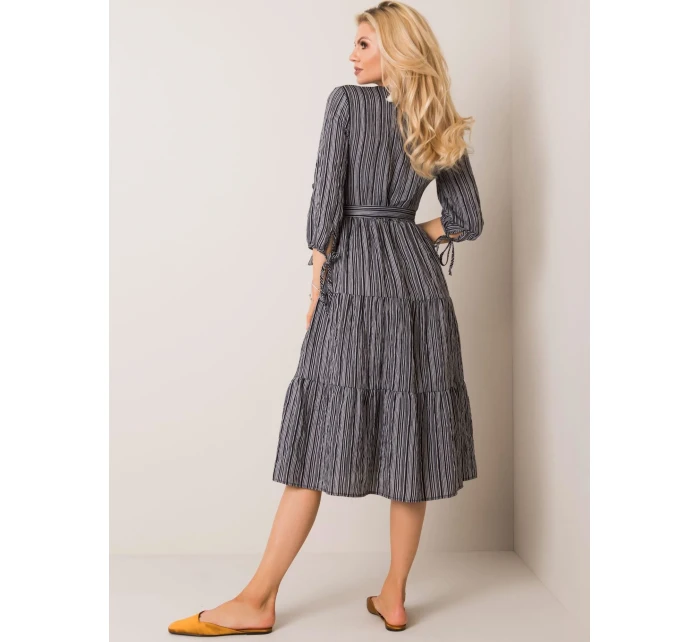 Šaty LK SK model 14830521 šedá černá - FPrice