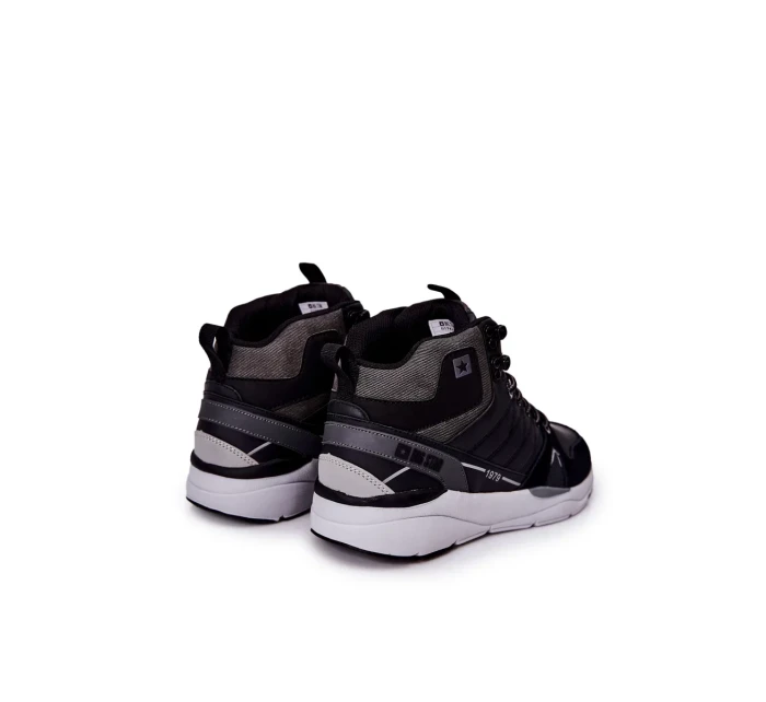 High Men's Sport Boots Big Star II174223 Black High Men's Sport Boots Big Star II174223 Black