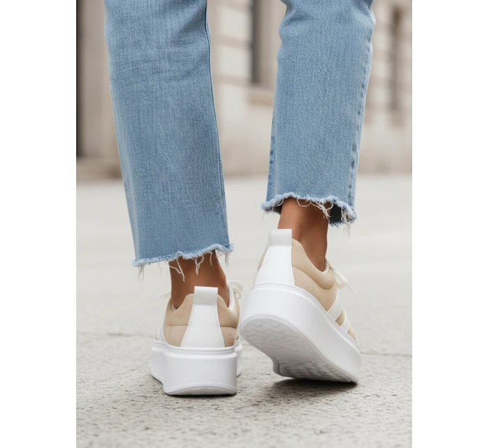 FashionStreet béžové dámské tenisky ZY1378