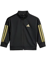 Dětské tepláky adidas Essentials Climacool černo-zlaté JC8857 Dětské tepláky adidas Essentials Climacool černo-zlaté JC8857