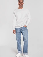 Fruit of the Loom Iconic Premium Set-In Sweat Mikina z těžké bavlny 16.2282 white