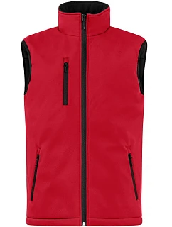 Padded Softshell Vest Men Pánská zateplená softshellová vesta model 22455011 red - Clique