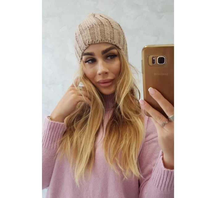 Fleecová čepice Ida K320 tmavě béžová Fleecová čepice Ida K320 tmavě béžová