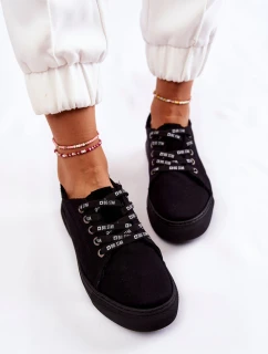 Dámské tenisky Memory Foam System Big Star model 21599556 Černe - Big Star Shoes